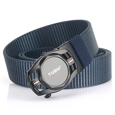 Automatic Buckle Canvas Belt