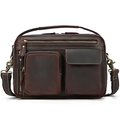 Genuine Leather Crossbody Bag