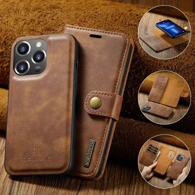 Magnetic Leather Protective Case For iPhone