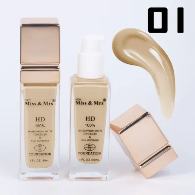 MISS & MRS HD FOUNDATION# SHADE -01-NATURAL