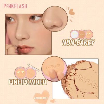 PINK FLASH COMPACT POWDER SHADE -000