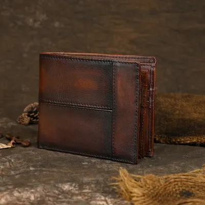 rfid anti-theft leather men's wallet wallet