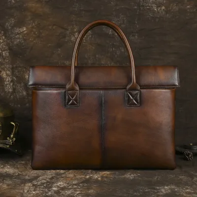 Thin Briefcase Lightweight Handbag
