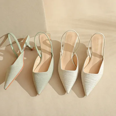 Fhao Spring and Summer Low Heel Shoes