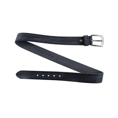 Genuine leather belt washed belt men's leather belt