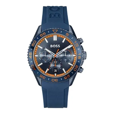  HUGO BOSS Men's Runner Silicone Strap Watch