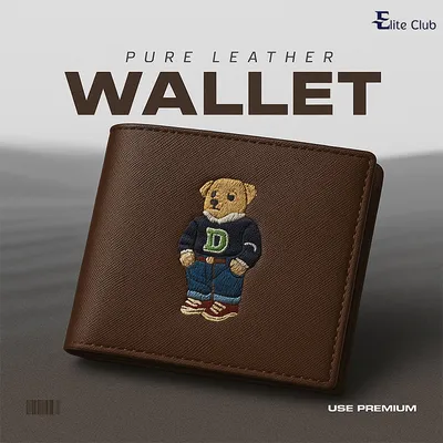 Polo Ra'lph Lau'ren Bear Wallet -Brown