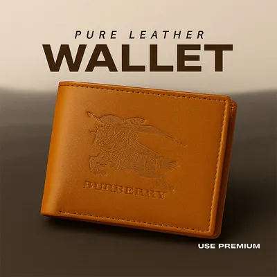 Burberry Short Wallet S1-Light Brown