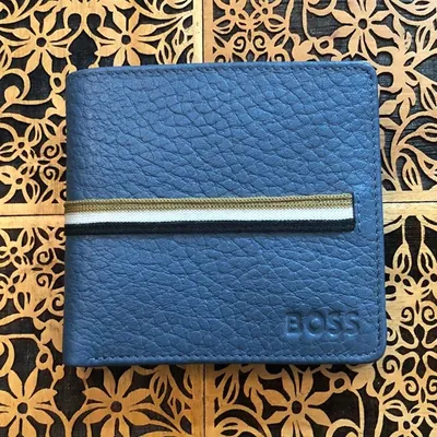BOSS- LEATHER BILLFOLD WALLET