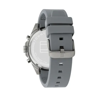 Tommy Hilfiger Max Multifunction Grey Silicone Strap Watch