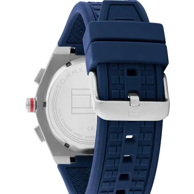 Tommy Hilfiger Conor Blue Silicon Strap Men's Watch