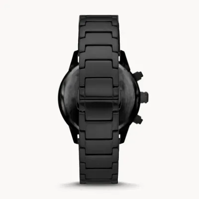 Emporio Armani Chronograph Black Stainless Steel Watch