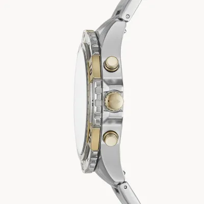 Fossil Garrett Chronograph Two-Tone Stainless-Steel Watch
