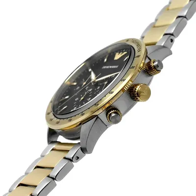 Emporio Armani Chronograph Black Dial Men's Watch