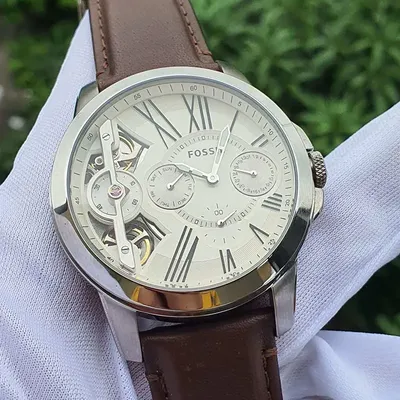 Fossil Grant Twist Multi-Function Beige Dial Men's Watch