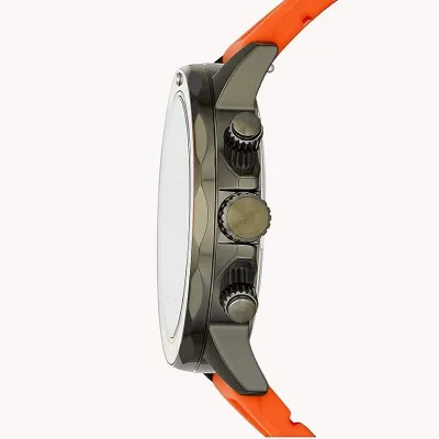 Fossil Bannon Multifunction Orange Silicon Strap Watch