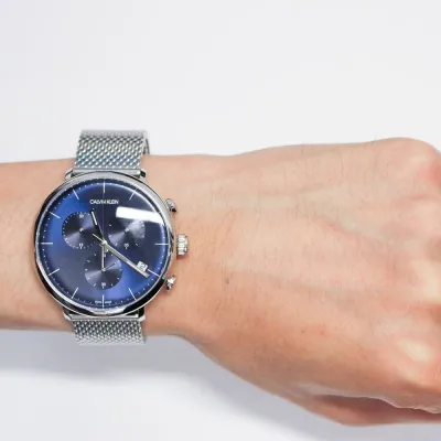 Calvin Klein High Noon Blue Dial  Watch 