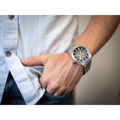 Fossil Everett Automatic Blue Dial Men’s Watch 