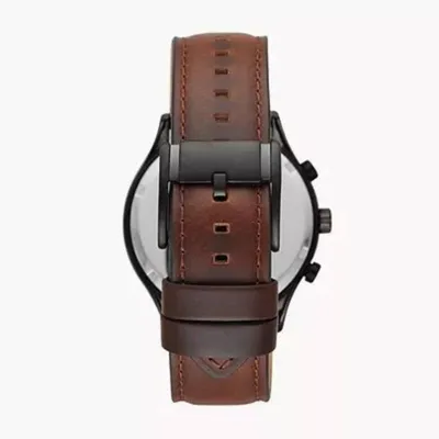 Fenmore Multifunction Brown Leather Watch