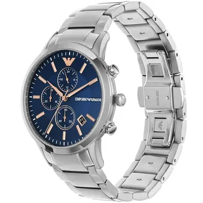 Emporio Armani Renato Analog Blue Dial Men's Watch
