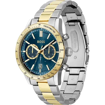 Hugo Boss Men’s Allure Silver Gold Watch