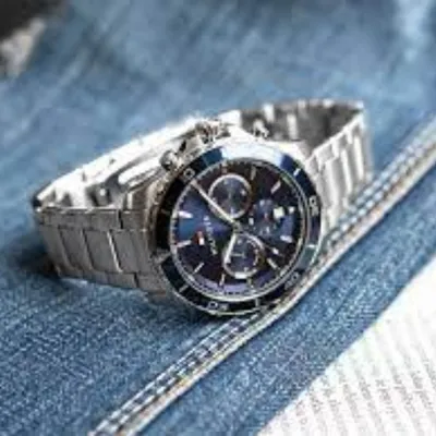 Tommy Hilfiger Stainless Steel Navy Dial Multi-function Men's Watch