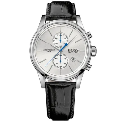 Chronograph Leather Strap Quartz Watch