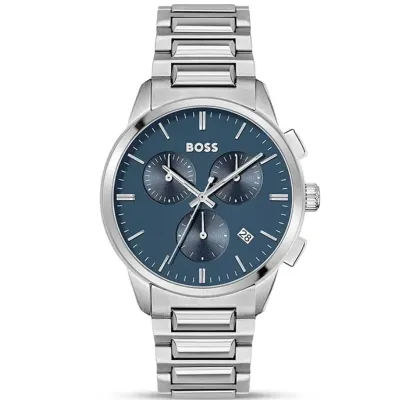 Hugo Boss Dapper Chronograph Blue Dial Men’s Watch 