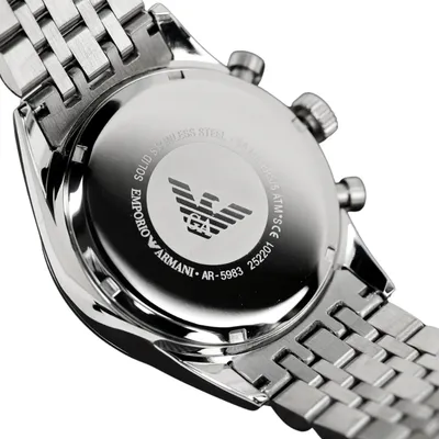 Emporio Armani Sportivo Chronograph Black Dial Men's Watch 