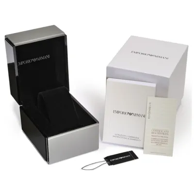 Emporio Armani Men's Black Sport Chronograph Watch