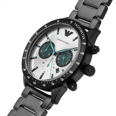 Emporio Armani Chronograph White Dial Men's Watch