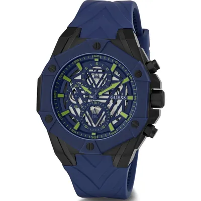 Guess Formula Gents Rubber Watch 