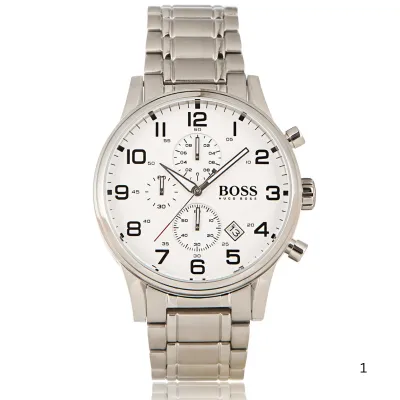 Chronograph Stainless Steel 3-Hand Quartz Watch 