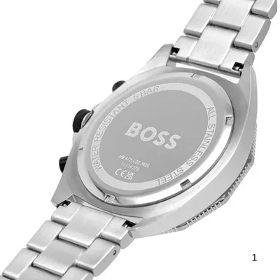 Hugo Boss Runner Chronograph Orange Dial Men's Watch 