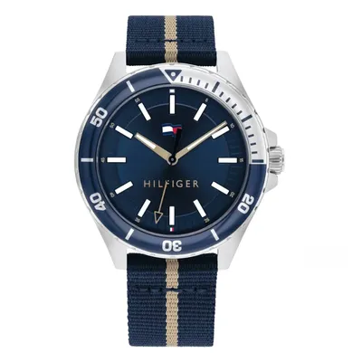 Tommy Hilfiger Blue Fabric Band Men's Watch