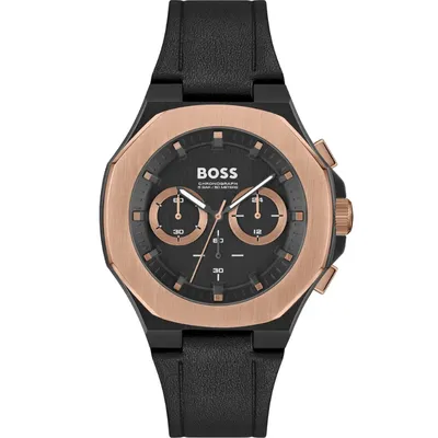 BOSS Taper Qtz Chrono Black Dial Men's Analog Watch 