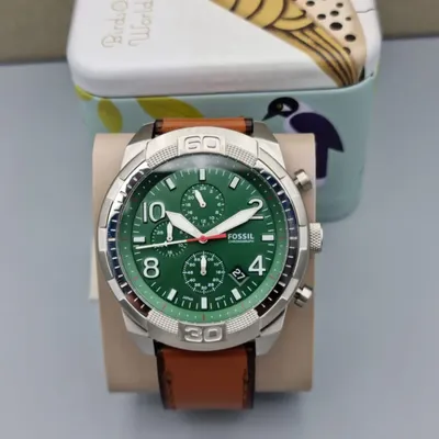 Fossil Bronson Chronograph Green Dial Men’s Watch
