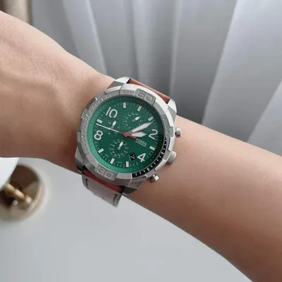 Fossil Bronson Chronograph Green Dial Men’s Watch