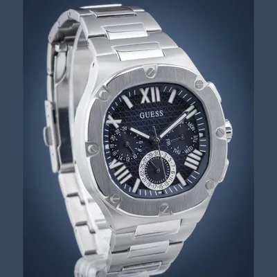 Guess Headline Multifunction Blue Dial Quartz Men’s Watch