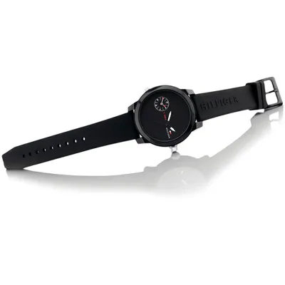 Tommy Hilfiger Black Silicone Men's Watch