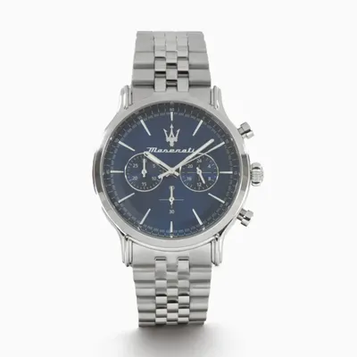 Maserati Epoca Chronograph Stainless Steel Blue Dial Watch