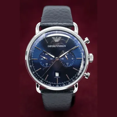 Emporio Armani chronograph Blue Dial man's watch