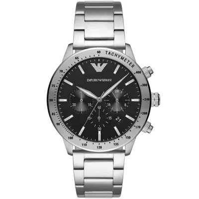 Emporio Armani Chronograph Quartz Black Dial Men's Watch 