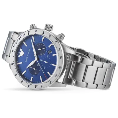 Emporio Armani Blue Dial Men's Chronograph Watch