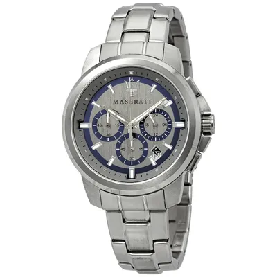 Maserati Successo Chronograph Silver Dial Men's Watch