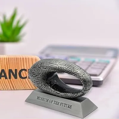 KHAZNA DUBAI MUSEUM OF THE FUTURE 3D SCULPTURE