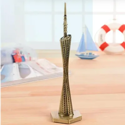 Famous antique monuments Guangzhou Canton Tower Burj Khalifa Tower 