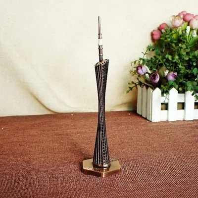 Famous antique monuments Guangzhou Canton Tower Burj Khalifa Tower 
