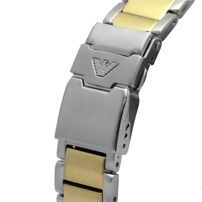 Emporio Armani Men's Chronograph Two-Tone Stainless Steel Watch 