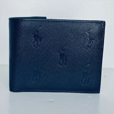 Ral'ph La'uren Premium Wallet -Navy